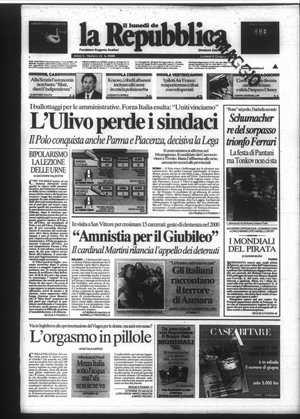 Il lunedì de La repubblica